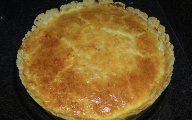 Torta de frango com palmito cremosa