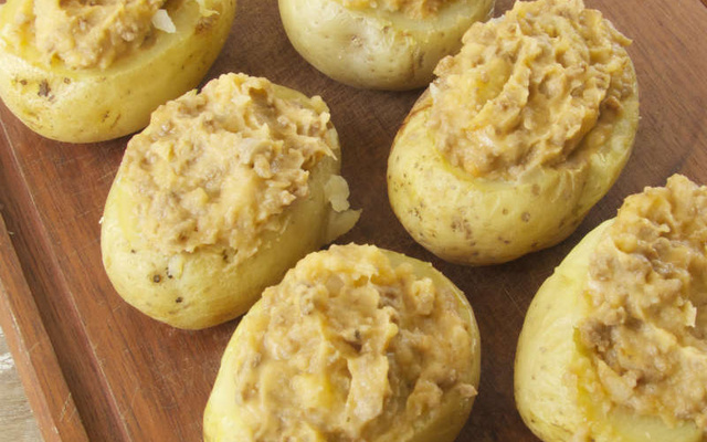 Batata recheada à minha moda