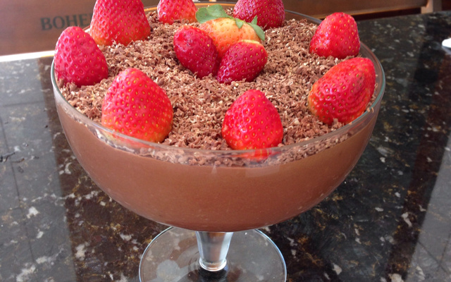 Mousse de chocolate express