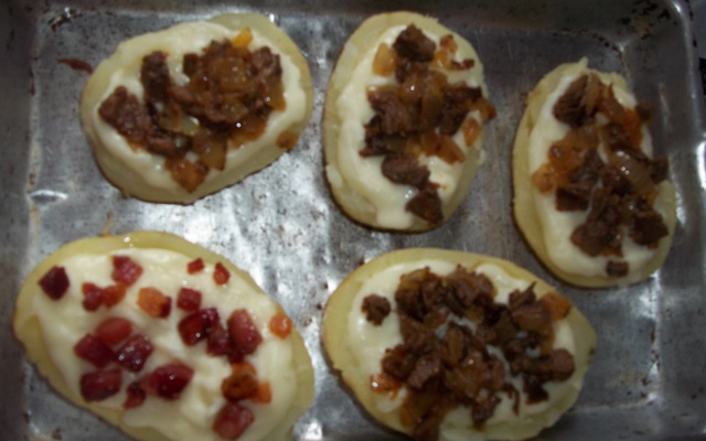 Batatas recheadas deliciosas