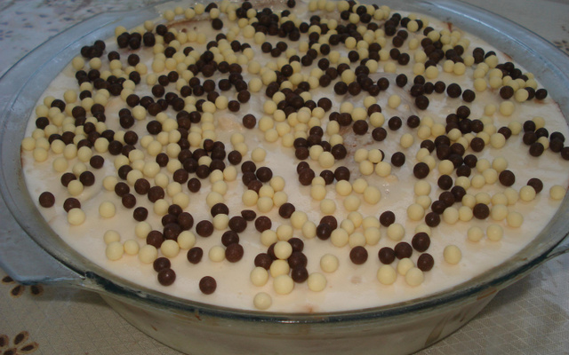 Gelado de bolacha champagne