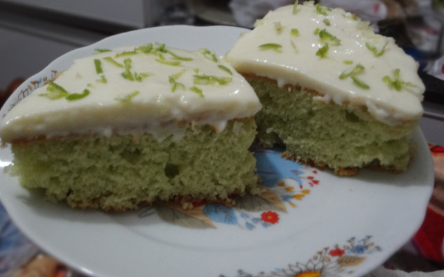 Bolo de Limão Verde