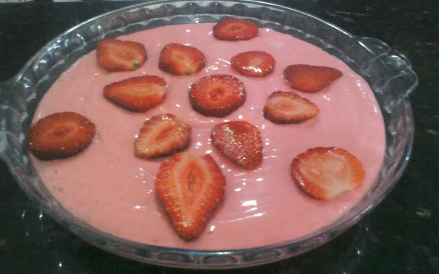 Mousse de morango