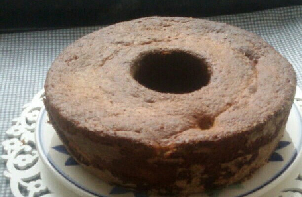 Bolo integral de banana com canela