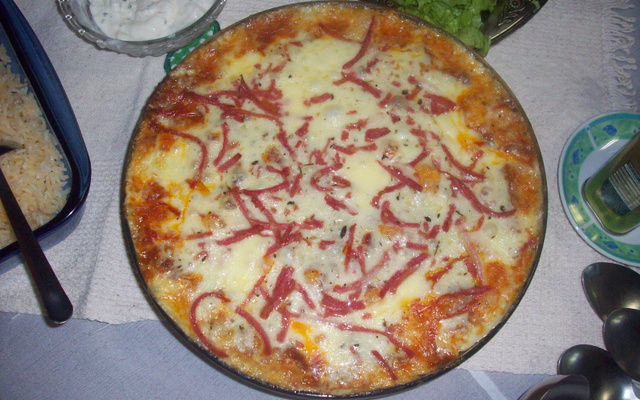 Lasanha deliciosa de purê de batata