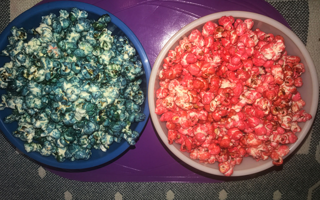 Pipoca doce vermelha fácil