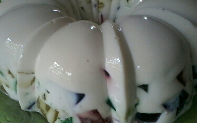 Mosaico de gelatina da jé