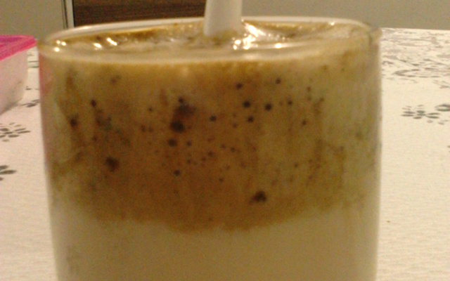 Capuccino em pó solúvel em água ou leite