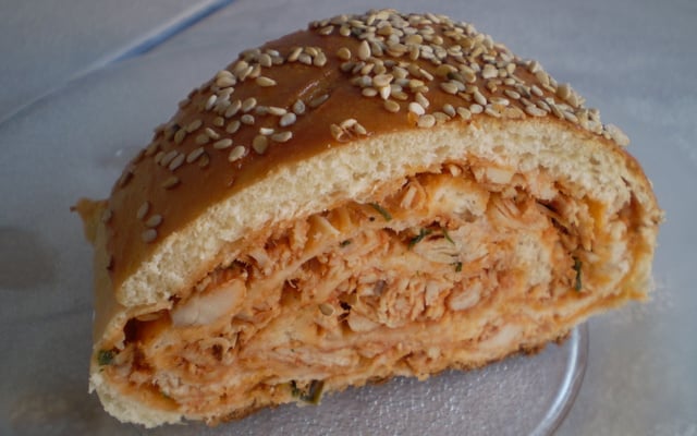 Pão recheado da Tânia