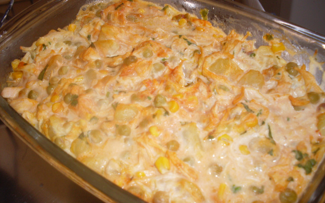 Torta de frango econômica