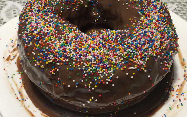 Bolo fácil de chocolate no liquidificador