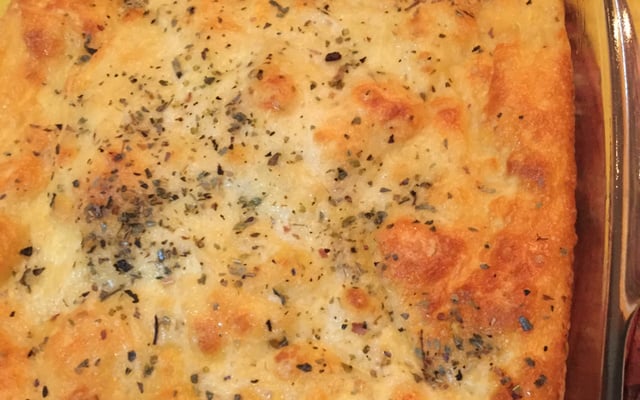 Torta de frango e legumes