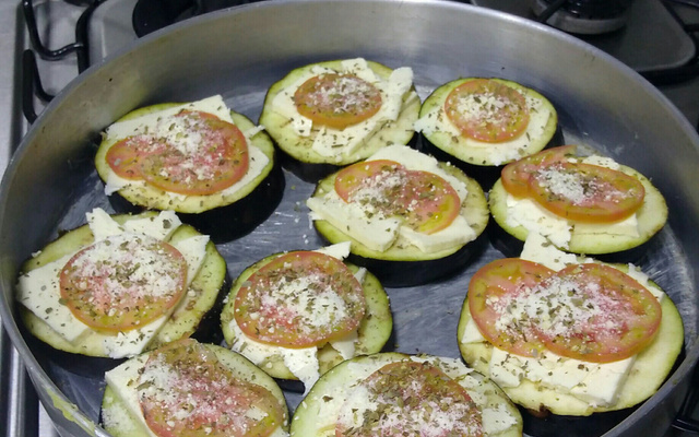 Abobrinha e berinjela ao forno