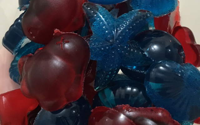 Bala de gelatina simples da Lidi