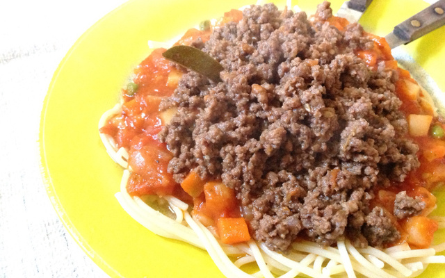 Espaguete à bolonhesa
