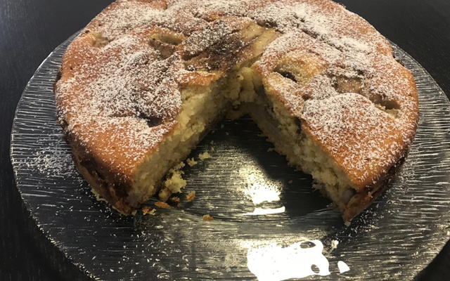 Bolo de banana fácil