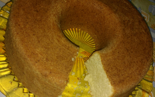 Bolo fofo de massa puba - Alagoano