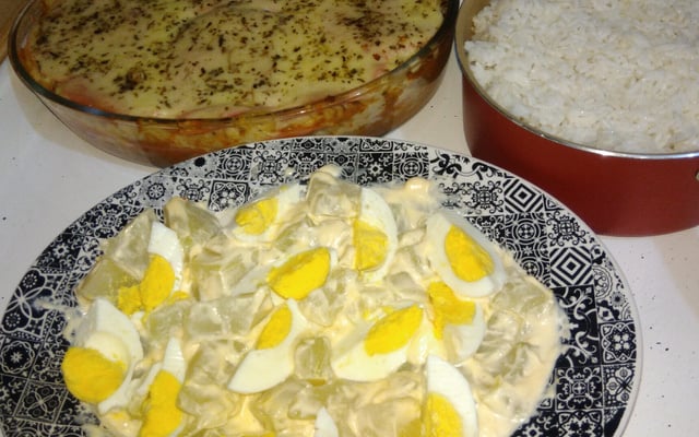 Macarronada com carne moída