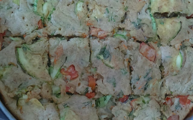 Torta de abobrinha saborosa