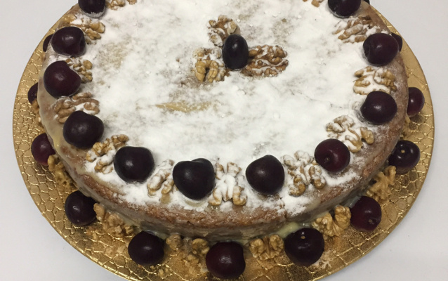 Bolo de nozes especial de Natal