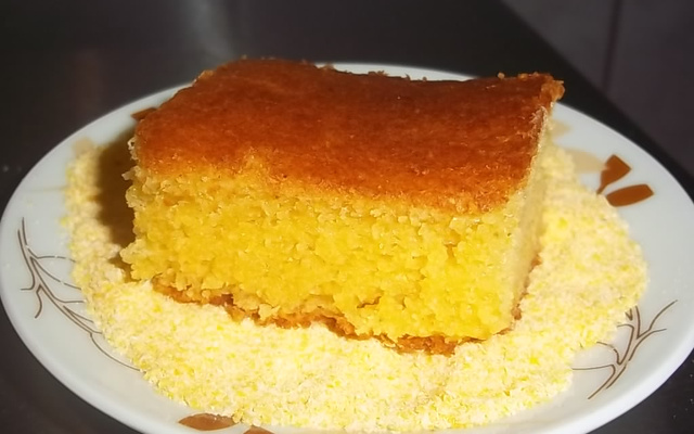 Bolo fubá diferente