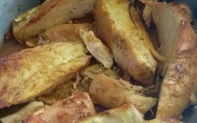 Filé de peito de frango assado