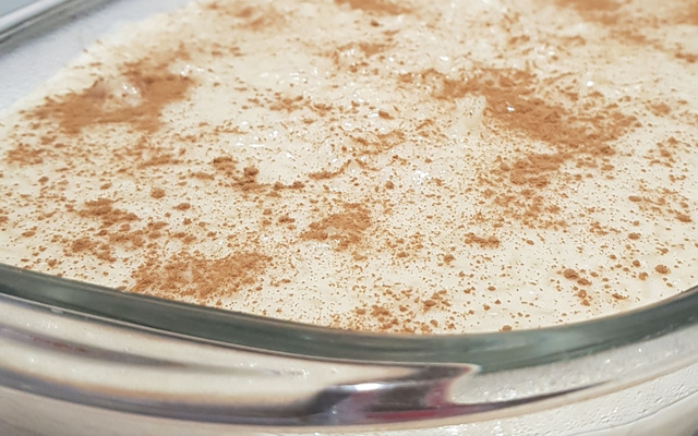Arroz doce delicioso supercremoso