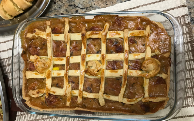  Empadão de linguiça