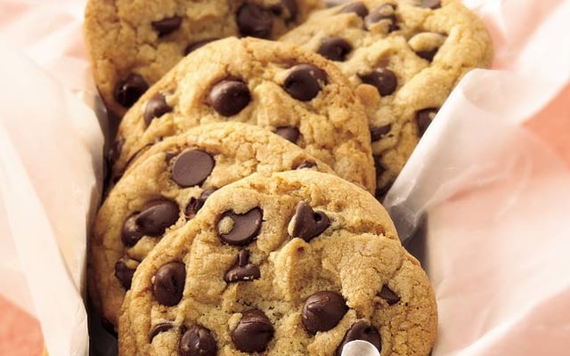 Bolachas com pepitas de chocolate