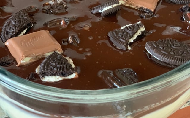 Pavê de oreo da Bruna