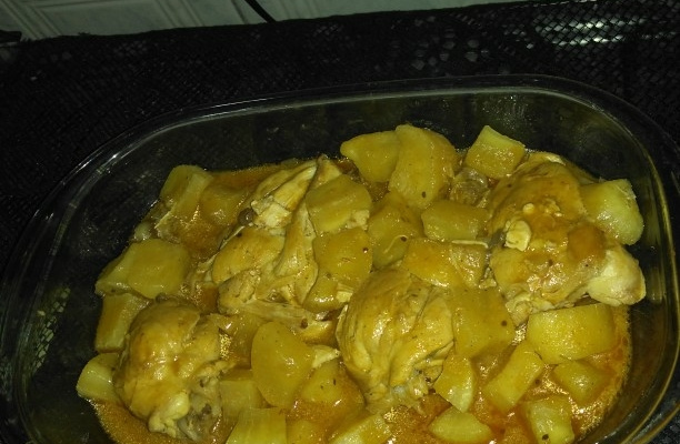 Frango com mandioca do Carlinhos