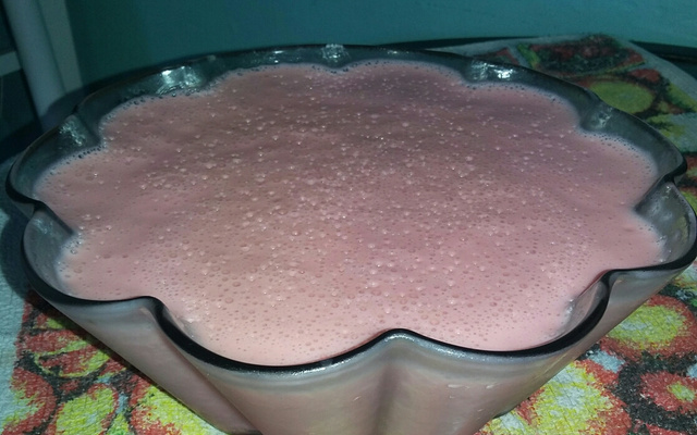Mousse de morango