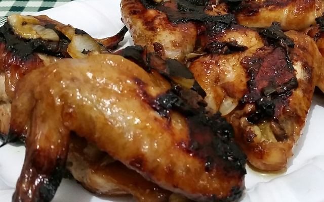 Frango com mel e mostarda