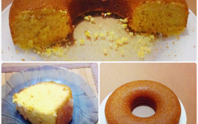 Bolo de milho simples