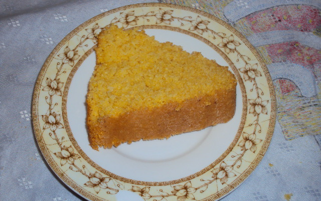 Bolo de milharina