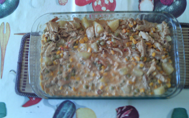 Torta de frango econômica