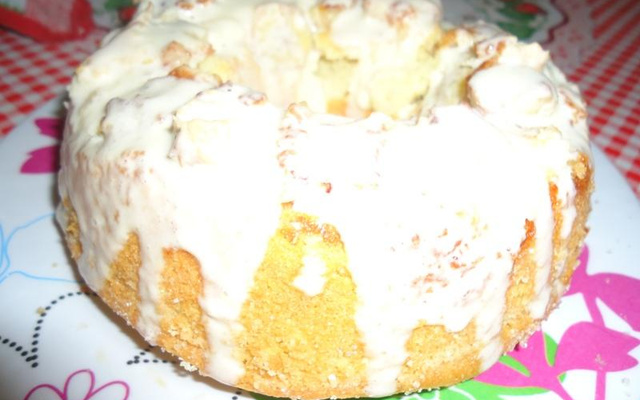 Bolo de banana simples