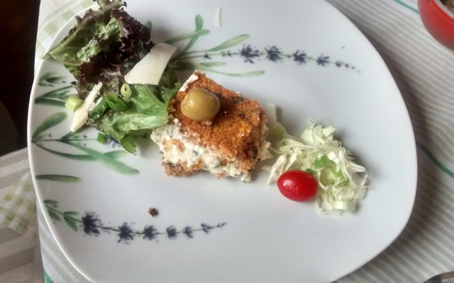 Kibe de abóbora com ricota