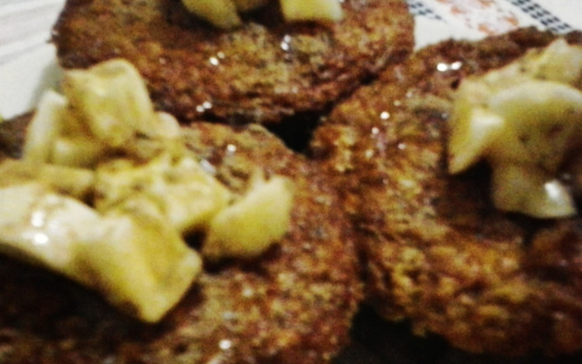 Muffins de banana e aveia
