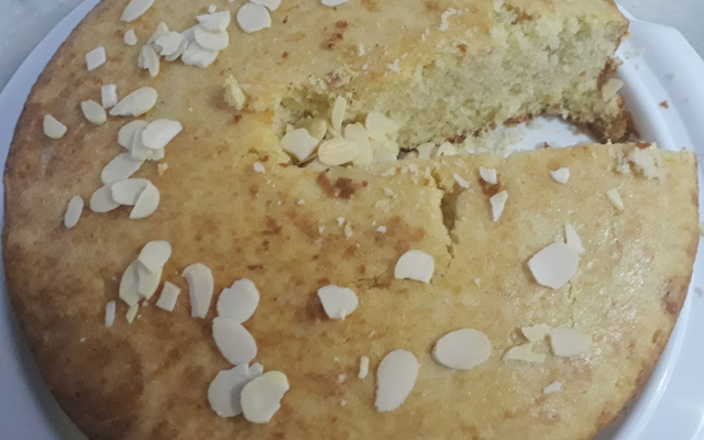 Bolo de amendoim e amêndoas da Gio