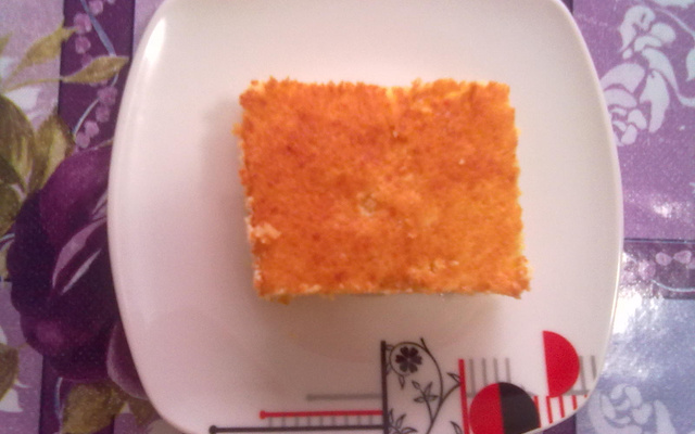 Bolo de fubá cremoso