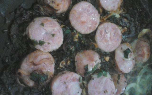 Linguiça toscana acebolada