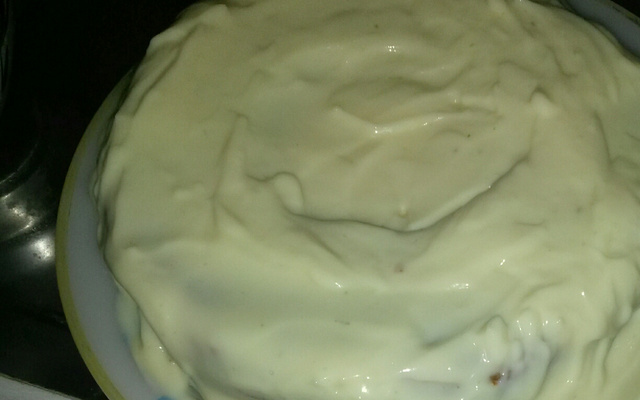 Bolo verdinho com creme de Limão