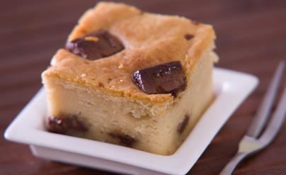 Bolo com Pedaços de Chocolate Diet