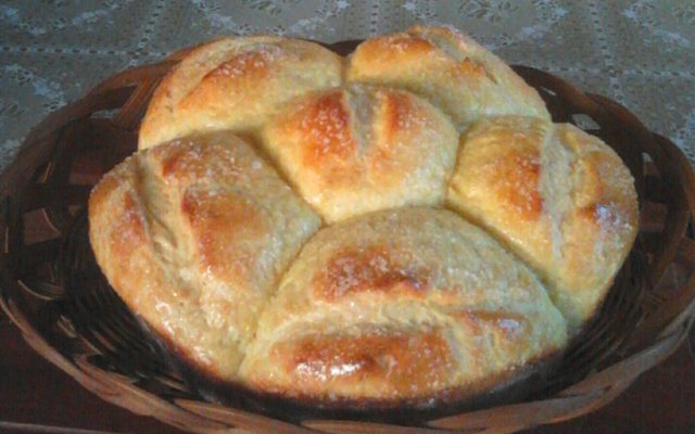 Pão doce de Mandioquinha