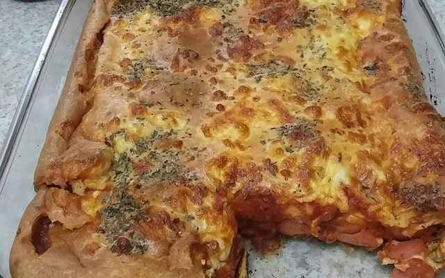 Hot Dog de forno para as férias da criançada