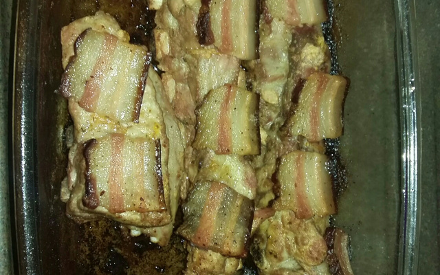 Costelinha suína assada