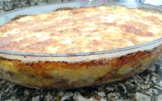 Escondidinho de bacalhau