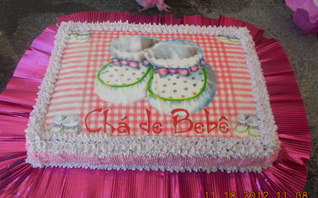 Bolo de festa confeitado fácil