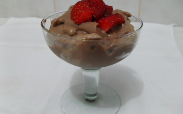 Sobremesa de chocolate